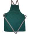 DE141 DP130 Dennys Cross Back Apron Bottle Green colour image